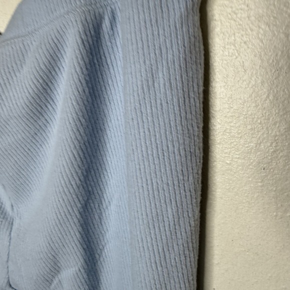 Old Navy High Waisted‎ Ribbed Crop Flare Lounge Pants Sea Glass Blue Women's XL - Picture 6 of 9